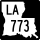 Louisiana Highway 773 marker