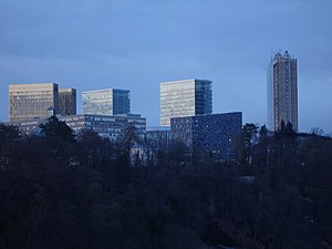 Ville Luxembourg: Géographie, Urbanisme, Toponymie