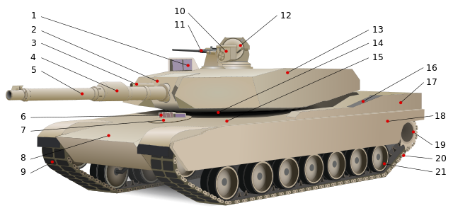 Танк «Абрамс» M1A2 TUSK для ведения боя в условиях города