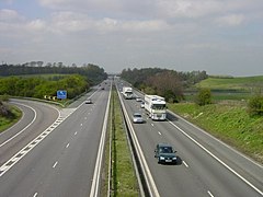 Autostrada M2 w rejonie węzła nr 5