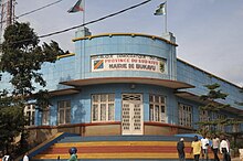 An art deco building in Bukavu Mairie Bukavu.jpg