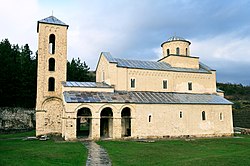 Монастир Сопочани, фасад на південь