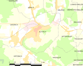 Poziția localității Altkirch