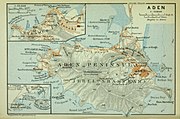 Map of Aden (Baedeker 1914)