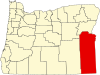 Malheur County map