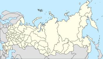 Location of the Republic of Ingushetia in Russia Map of Russia - Republic of Ingushetia (2008-03).svg