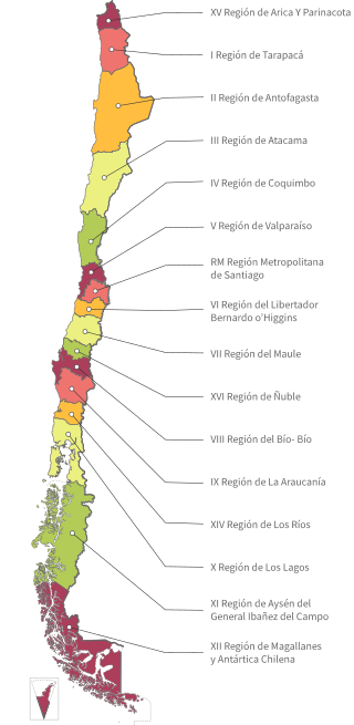 Chilské regiony