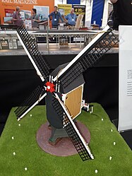 Een maquette van de molen (2017)