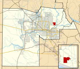 Maricopa County Incorporated and Planning areas Fountain Hills highlighted.svg