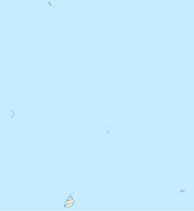 Port Louis na zemljovidu Mauricijusa