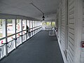 Upstairs veranda, front of the building. Looking north.