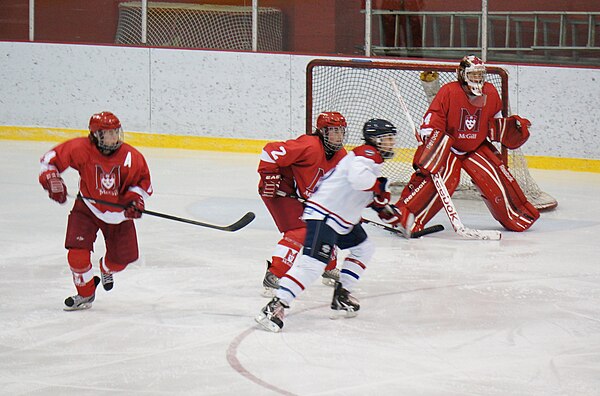 McGill Martlets' in action during a 2012 game