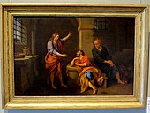 Meaux (77), musée Bossuet - Louis de Boullogne le jeune (1654-1733), Joseph en prison, expliquant leurs songes aux deux officiers du Pharaon.jpg