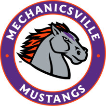 Logo for the Mechanicsville High School Mustangs