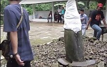 Menhir at the Pahoman Site in Pasir Peuteuy, Indonesia Menhir Situs Pahoman Pasir Peuteuy.jpg