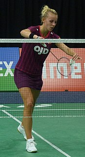 Mia Blichfeldt Danish badminton player