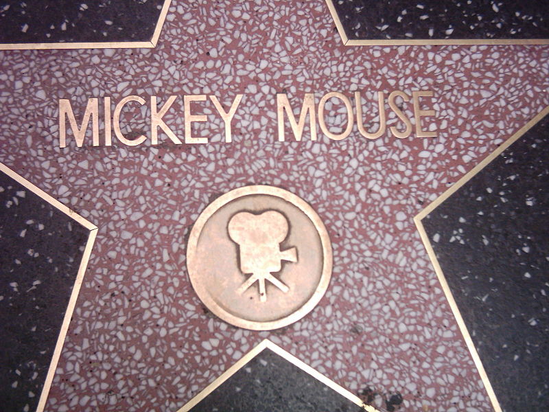 File:Mickey Mouse star in Walk of Fame.jpg