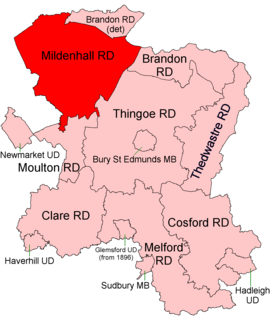 Mildenhall Rural District Former rural district in West Suffolk, England