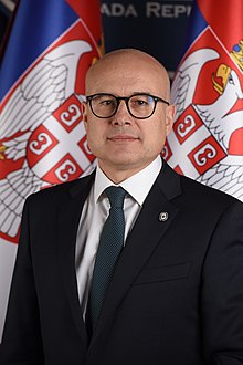Miloš Vučević Minister of Defence.jpg