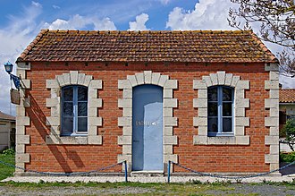 Local museum of postcards, Mortagne-sur-Gironde, France.