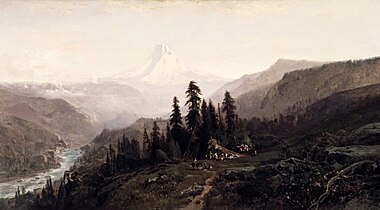 Mount Hood, Oregon: painting by William Keith in the Brooklyn Museum