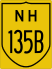 National Highway 135B marker