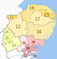 NUTS 3-regio's van Oost-Engeland 2015 map.svg