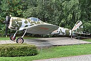 Nakajima Ki43 Hayabusa (ID unknown) – Victory Park, Moscow (37931820205).jpg