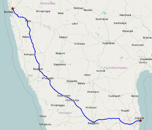 Course of the NH4