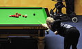 Technique de Neil Robertson (vue de l'arrière), au Masters d'Allemagne 2013.