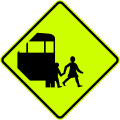 (PW-34/W16-6) Watch for school buses