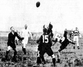 Newcastle vs. Sydney North Shore at the Newcastle Showground in 1935