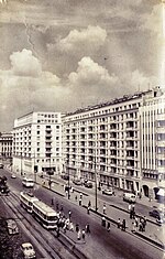 Thumbnail for File:Newly built Bulevardul Gheorghe Magheru no. 32-36, in Bucharest, photo from 1961.jpg