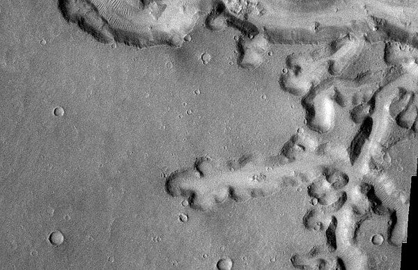 Nirgal Vallis Close-up, as seen by THEMIS.