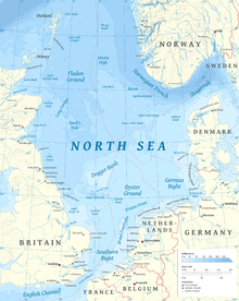 Satelitbildo de la Norda maro
