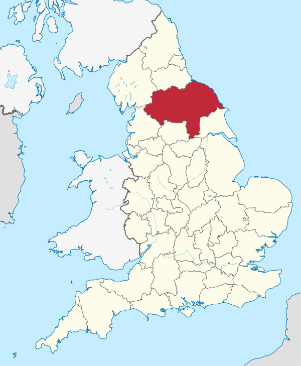 North Yorkshire (ceremonial county) in England.svg