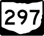 State Route 297 маркер