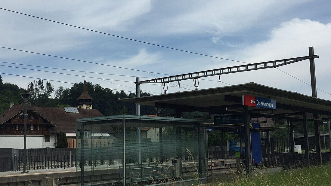 Oberwangen railway station