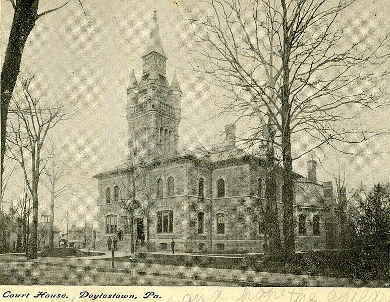 File:Old Bucks County, Pennsylvania, Courthouse 1906.jpg