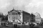 Opernhaus und Hedwigskirche 1850