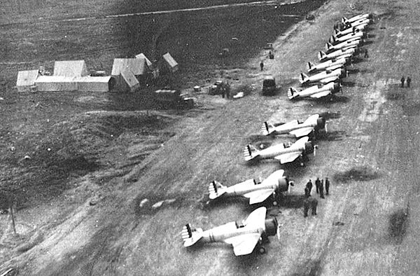 18th Pursuit Squadron P-36 Hawks, Elmendorf, August 1941