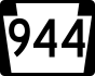 Pennsylvania Route 944 işaretçisi