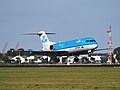 PH-KZD KLM Cityhopper Fokker F70 - cn 11582 landing pic1.JPG