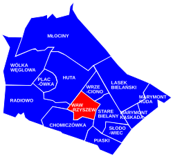 PL Warsaw wawrzyszew location.svg