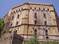 Palazzo dei Normanni, the palace of the Norman kings in Palermo. Palermo palazzo normanni.jpg