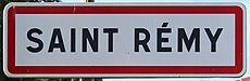 Panneau Entrée Saint Rémy Route Saint Rémy - Saint-Rémy (FR01) - 2017-05-21 - 1.jpg