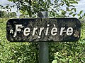 Panneau Ferrière Chemin Ferrière - Vareilles (FR71) - 2021-07-07 - 1.jpg