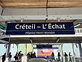 Vignette pour Créteil - L'Échat (métro de Paris)