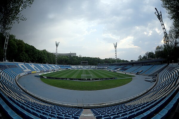 The Valeriy Lobanovskyi Dynamo Stadium in Kyiv hosted the final