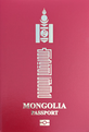 couverture d'un passeport mongol